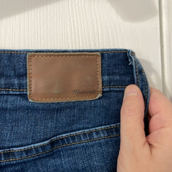 Madewell 9’ High-Rise Skinny Like New Medium Wash Button Up Denim Jeans Size 26 - Picture 8 of 10